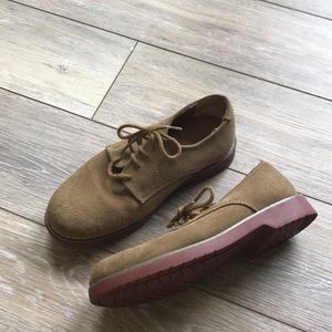 Suede dress shoes for boys -size 2.5 by Freeman